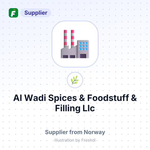 Al Wadi Spices & Foodstuff & Filling Llc – summary card, no photo uploaded yet