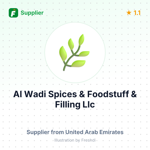 Al Wadi Spices & Foodstuff & Filling Llc   – summary card, no photo uploaded yet