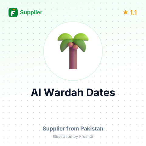 Al Wardah Dates  – summary card, no photo uploaded yet