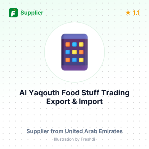 Al Yaqouth Food Stuff Trading Export & Import  – summary card, no photo uploaded yet