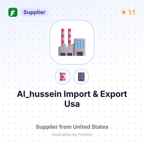 Al_hussein Import & Export Usa  – summary card, no photo uploaded yet