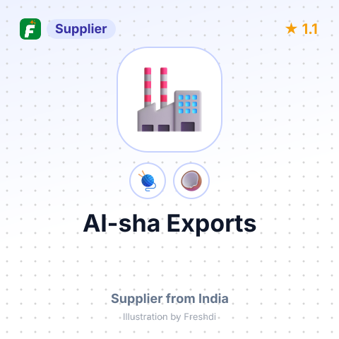 Al-sha Exports  – summary card, no photo uploaded yet