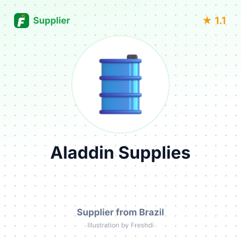 Aladdin Supplies  – summary card, no photo uploaded yet