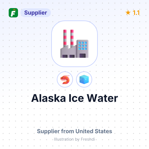 Alaska Ice Water – summary card, no photo uploaded yet