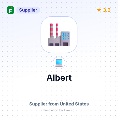 Albert – summary card, no photo uploaded yet