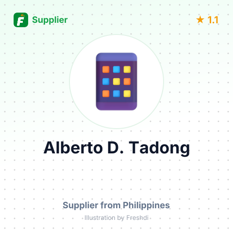 Alberto D. Tadong  – summary card, no photo uploaded yet