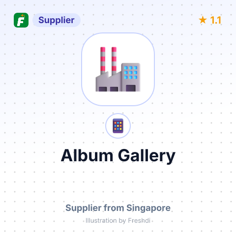 Album Gallery – summary card, no photo uploaded yet