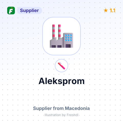 Aleksprom – summary card, no photo uploaded yet