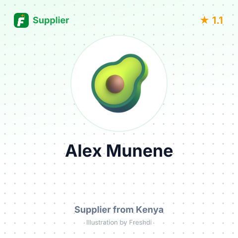 Alex Munene  – summary card, no photo uploaded yet