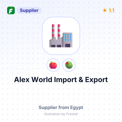 Alex World Import & Export  – summary card, no photo uploaded yet