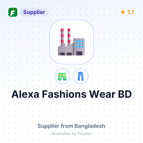 Alexa Fashions Wear BD – summary card, no photo uploaded yet