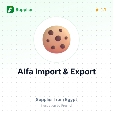 Alfa Import & Export – summary card, no photo uploaded yet