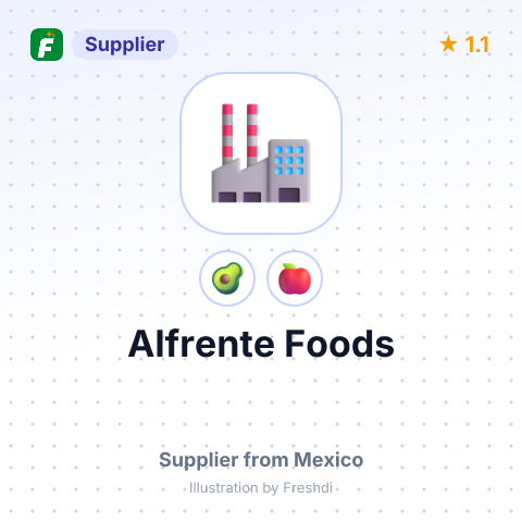 Alfrente Foods  – summary card, no photo uploaded yet