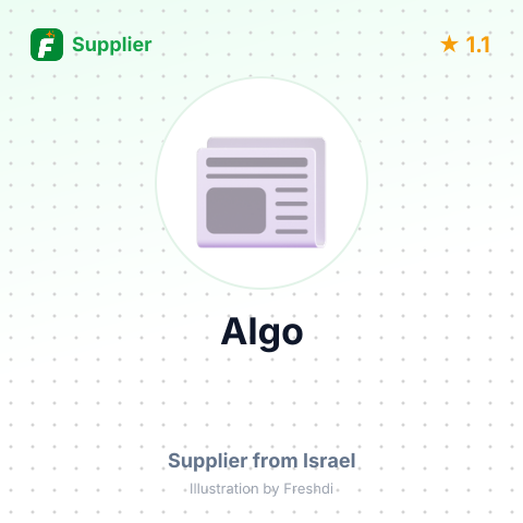 Algo – summary card, no photo uploaded yet