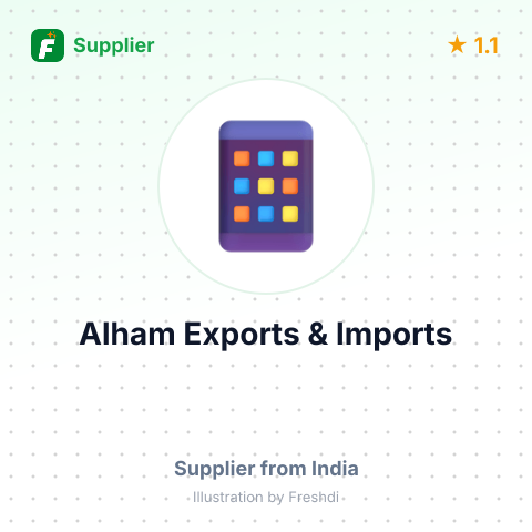 Alham Exports & Imports  – summary card, no photo uploaded yet