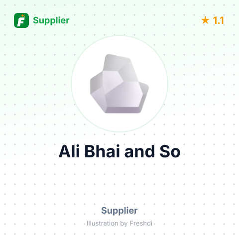 Ali Bhai and So – summary card, no photo uploaded yet