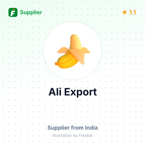 Ali Export  – summary card, no photo uploaded yet
