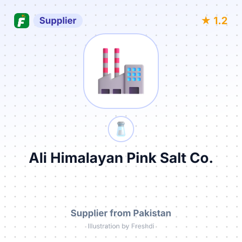 Ali Himalayan Pink Salt Co. – summary card, no photo uploaded yet