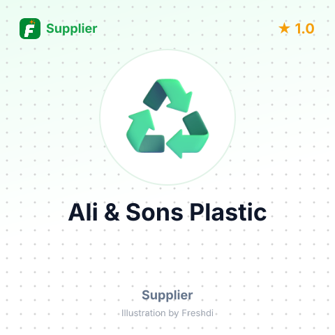 Ali & Sons Plastic – summary card, no photo uploaded yet
