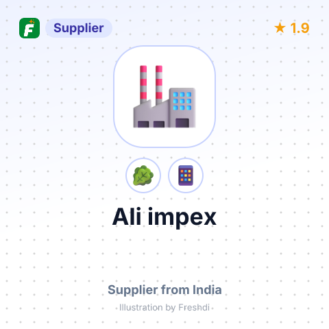 Ali impex  – summary card, no photo uploaded yet