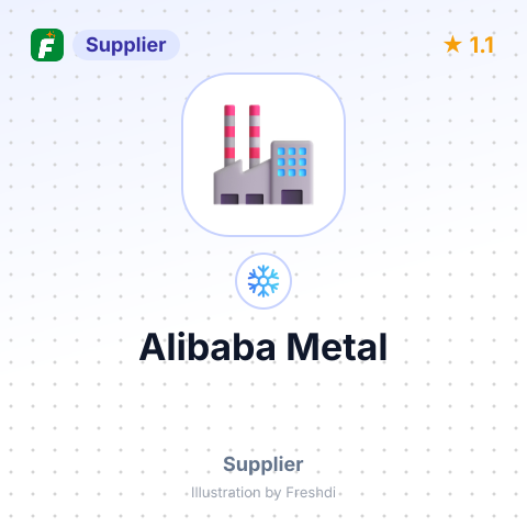 Alibaba Metal – summary card, no photo uploaded yet