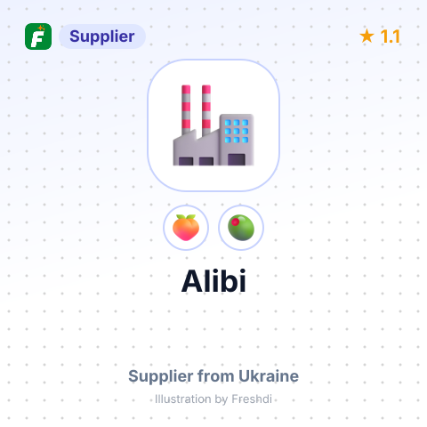 Alibi  – summary card, no photo uploaded yet
