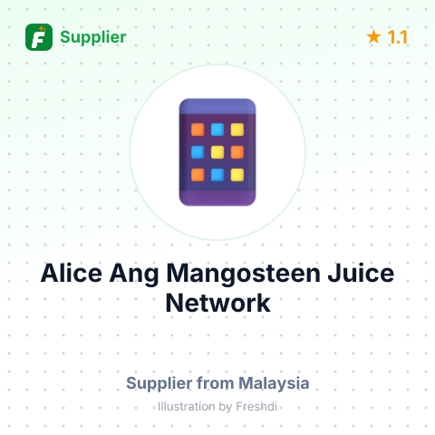Alice Ang Mangosteen Juice Network – summary card, no photo uploaded yet