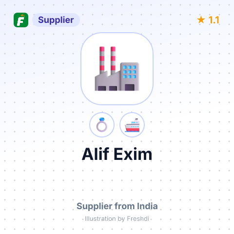 Alif Exim – summary card, no photo uploaded yet