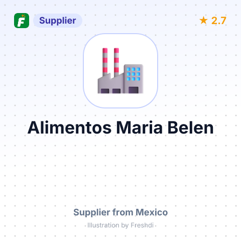 Alimentos Maria Belen – summary card, no photo uploaded yet