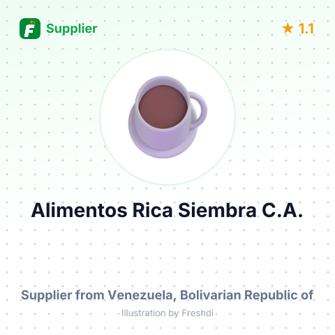 Alimentos Rica Siembra C.A.  – summary card, no photo uploaded yet