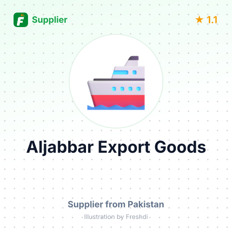 Aljabbar Export Goods  – summary card, no photo uploaded yet