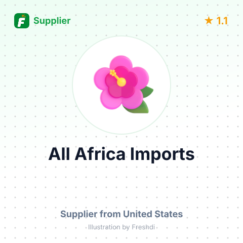 All Africa Imports – summary card, no photo uploaded yet