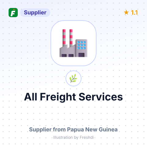 All Freight Services  – summary card, no photo uploaded yet