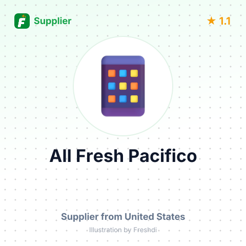 All Fresh Pacifico  – summary card, no photo uploaded yet