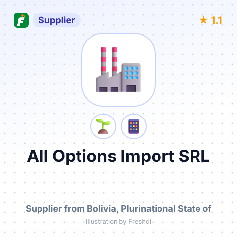 All Options Import SRL  – summary card, no photo uploaded yet