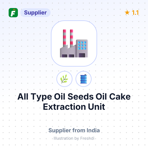All Type Oil Seeds Oil Cake Extraction Unit  – summary card, no photo uploaded yet