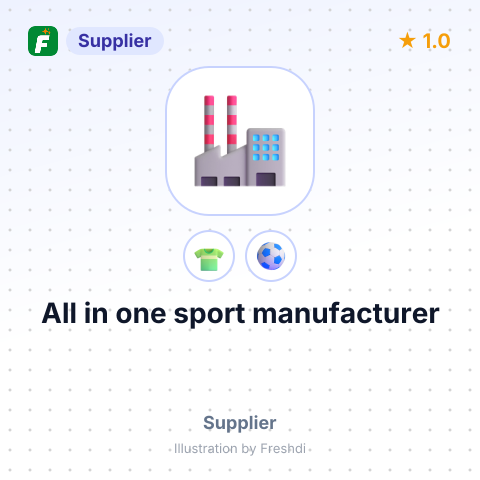 All in one sport manufacturer – summary card, no photo uploaded yet