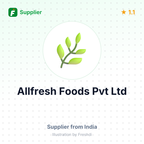Allfresh Foods Pvt Ltd – summary card, no photo uploaded yet