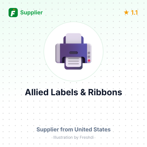 Allied Labels & Ribbons – summary card, no photo uploaded yet