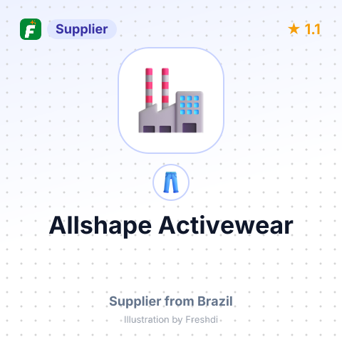Allshape Activewear – summary card, no photo uploaded yet