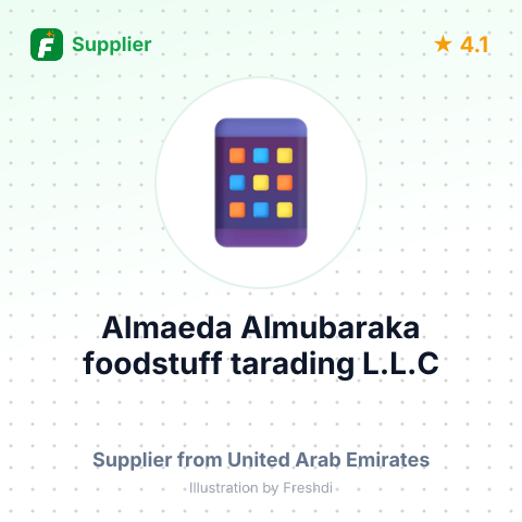 Almaeda Almubaraka foodstuff tarading L.L.C – summary card, no photo uploaded yet