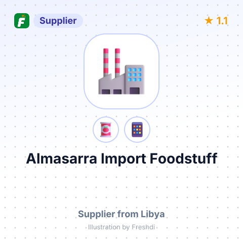 Almasarra Import Foodstuff  – summary card, no photo uploaded yet