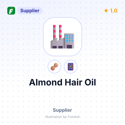 Almond Hair Oil – summary card, no photo uploaded yet