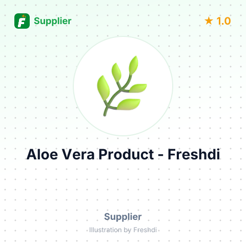Aloe Vera Product – summary card, no photo uploaded yet