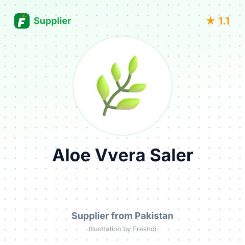 Aloe Vvera Saler  – summary card, no photo uploaded yet