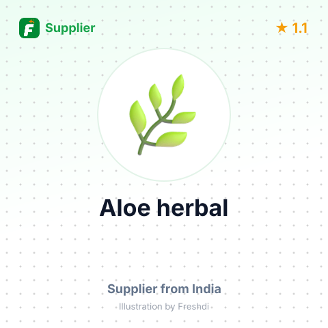 Aloe herbal  – summary card, no photo uploaded yet