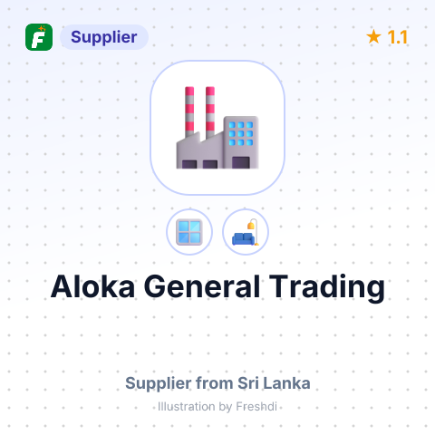 Aloka General Trading – summary card, no photo uploaded yet