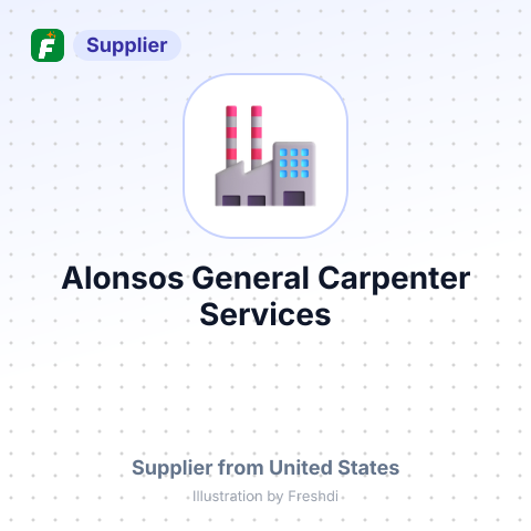 Alonsos General Carpenter Services – summary card, no photo uploaded yet