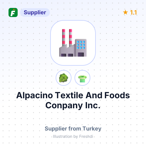 Alpacino Textile And Foods Conpany Inc.  – summary card, no photo uploaded yet