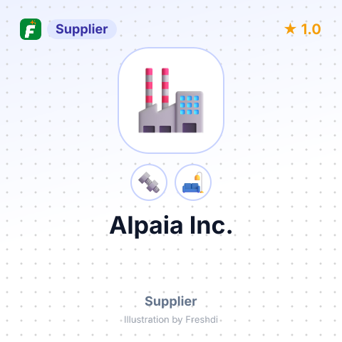 Alpaia Inc. – summary card, no photo uploaded yet